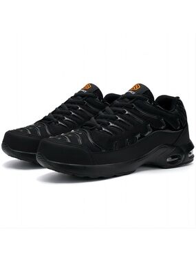 DYKHMILY Air Cushion Steel Toe Safety Toe Tennis Shoes Slip Resistant Work Shoes